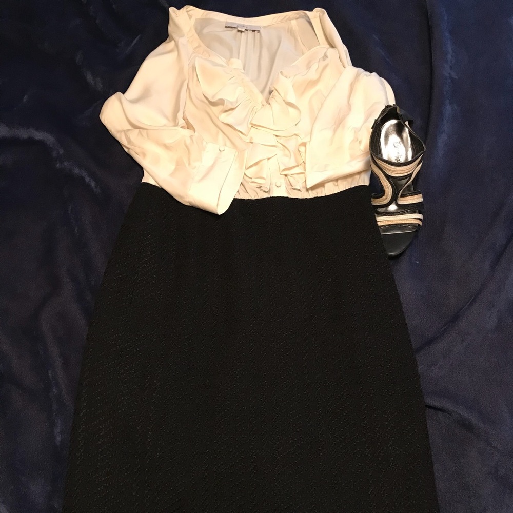 Ruffles top dress fromThe Loft